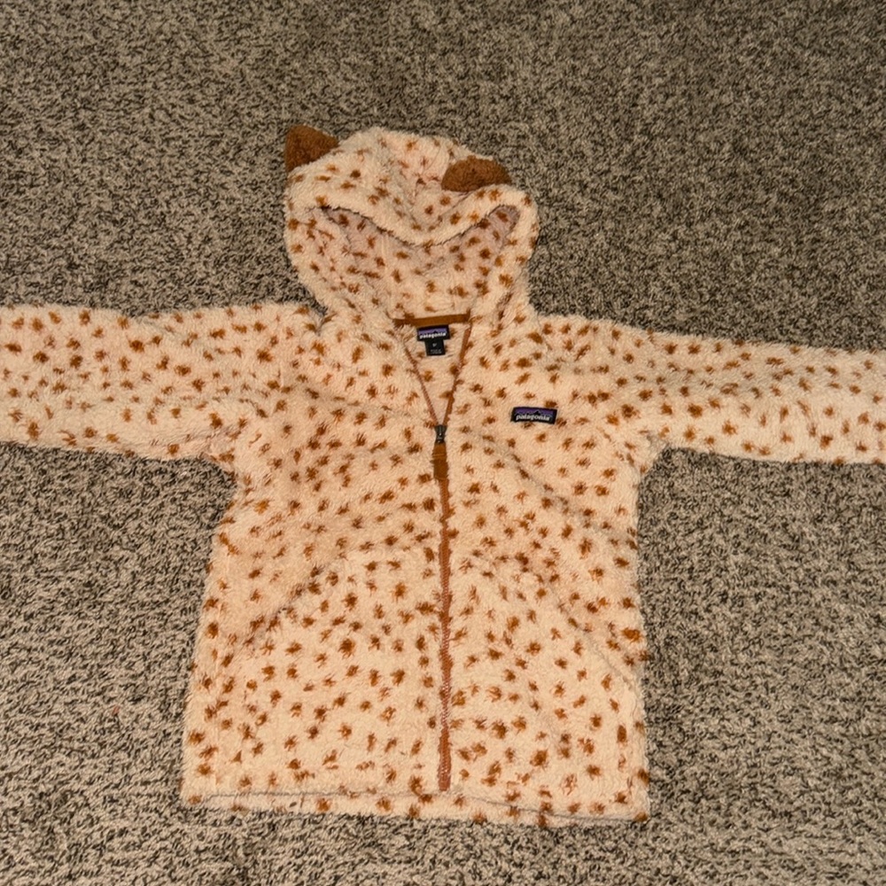 Patagonia Girls Cheetah Fleece Jacket